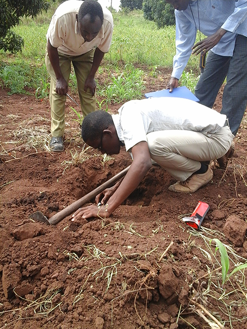 soil testing in Tanzania